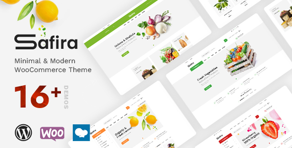 Safira - Food & Organic WooCommerce WordPress Theme