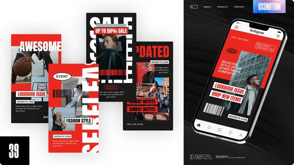 Halo Fashion Instagram Stories alt