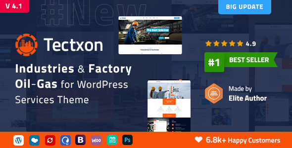 Tectxon – Industry & Factory WordPress Theme