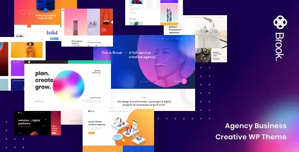 Brook – Agency Business Creative WordPress Theme