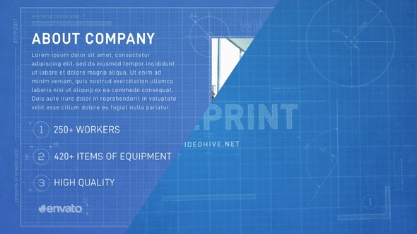 BluePrint Logo & Presentation alt