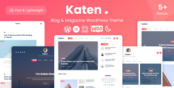 Read more about the article Katen – Blog & Magazine WordPress Theme