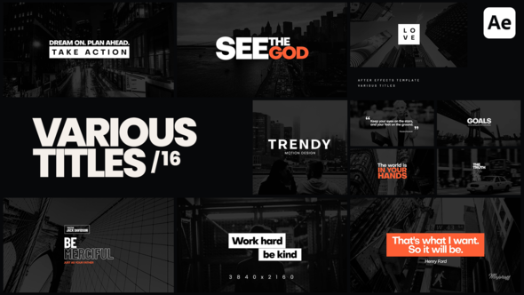 Various Titles 16 alt