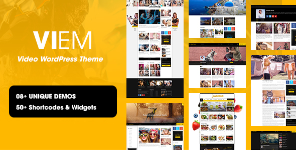 Viem – Video WordPress Theme