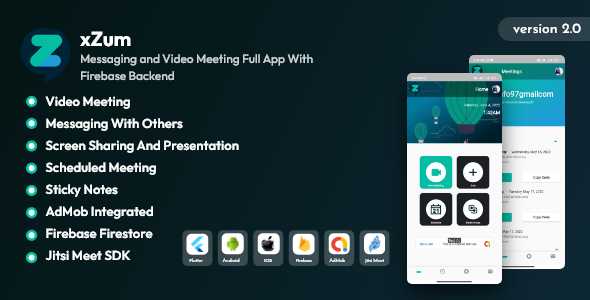 Codes: Calling App Firebase App Full App Google Meet Meeting App Messaging App Online Meeting Video Meeting Zoom Meeting