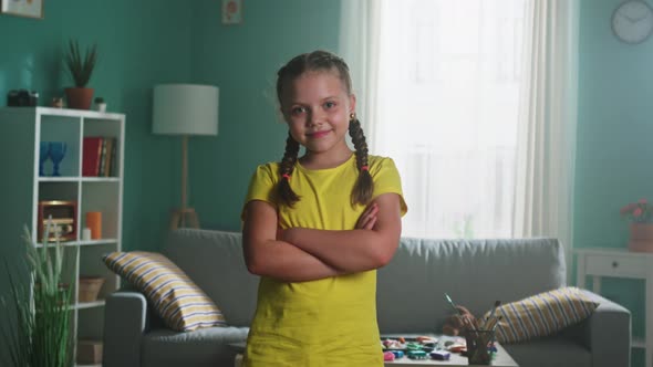 Portrait of Child Girl