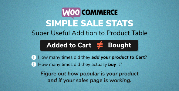 Woo Simple Sale Stats