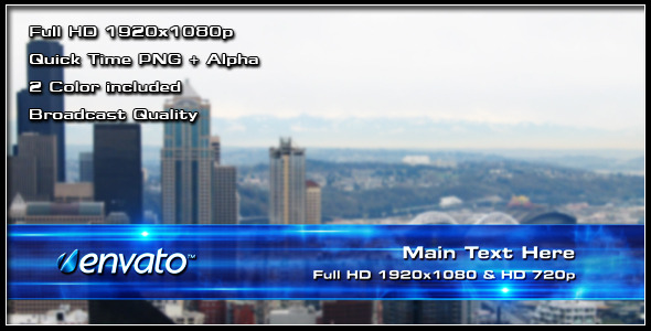 Glass Line Lower Third