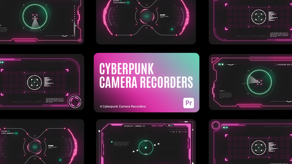 Cyberpunk Camera Recorders for Premiere Pro