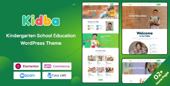 Kidba – Kindergarten WordPress Theme