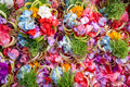 Close-up of flower petals at the market in Bali to be used for offerings - PhotoDune Item for Sale