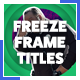 Freeze Frame Cartoon Titles - VideoHive Item for Sale