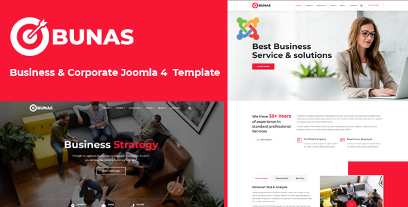Bunas – Multipurpose Business and Corporate Joomla 4 Template