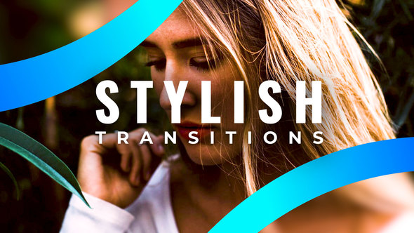 Stylish Transitions Pack: 24 Customizable Effects with Color Control for Premiere Pro
