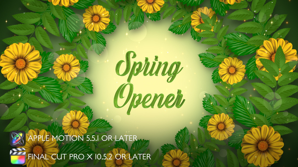 Spring Opener - Apple Motion alt