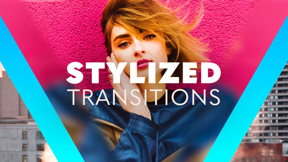 Stylized Transitions Pack: 28 Distinctive Effects in 4 Styles with Color Control for Premiere Pro