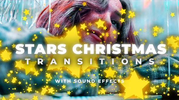 Stars Christmas Transitions: 48 Magical Effects with Unique Sound Design for Premiere Pro