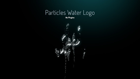 Particles Water Logo - No Plugins