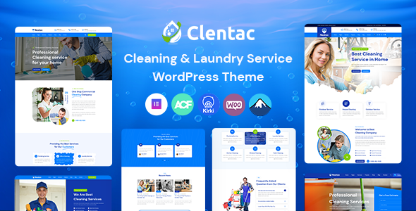 Clentac – Cleaning Services WordPress Theme