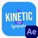 Kinetic Text Transitions 1.0 | AE - VideoHive Item for Sale