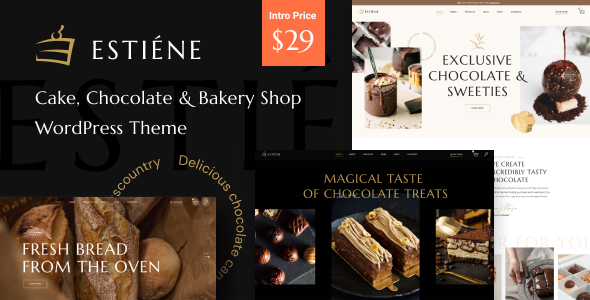 Estiene - Sweets &Amp; Bakery Wordpress Theme