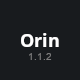Orin - Minimal Blog For WordPress - ThemeForest Item for Sale