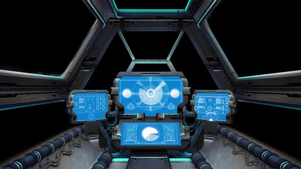 Spacecraft Cabin And Indicators alt