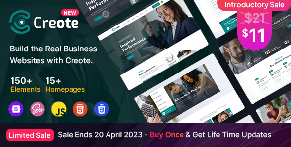Creote – Corporate & Consulting Business HTML Template