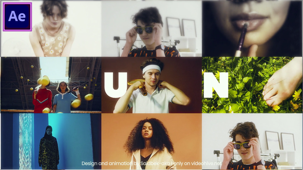 Dynamic Multiscreen Opener | Rhythmic Typography Slideshow alt