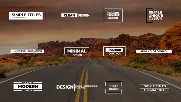Simple Minimal Titles alt