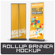 Roll-Up Stand Banner Mock-Up - GraphicRiver Item for Sale