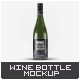 Wine Bottle Mock-Up - GraphicRiver Item for Sale