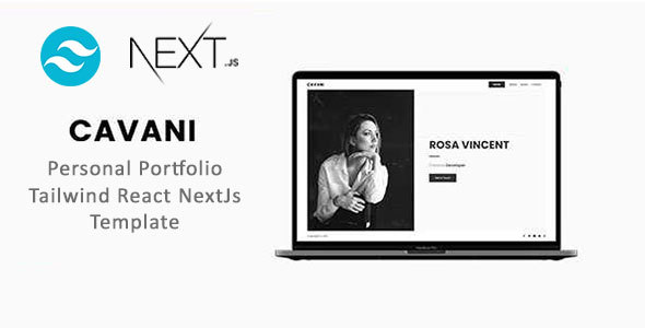 Cavani | Tailwind NextJs Personal Portfolio Template