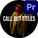 16 Call Out Titles MOGRTs For Premiere Pro - VideoHive Item for Sale