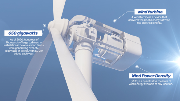 Wind Turbine Logo Reveal