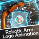 Robotic Arm Logo Animation - VideoHive Item for Sale