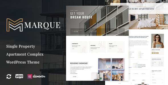 Marque – Single Property and Apartment WordPress Theme