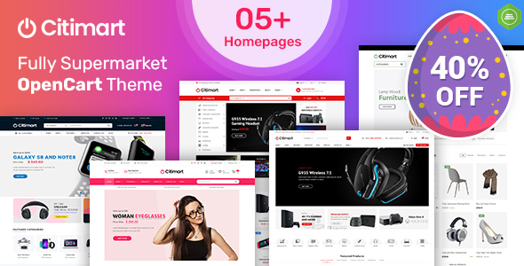 CitiMart – Fully Supermarket OpenCart 3.0.x Theme