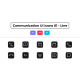 Communication UI Icons 01 - Line - VideoHive Item for Sale