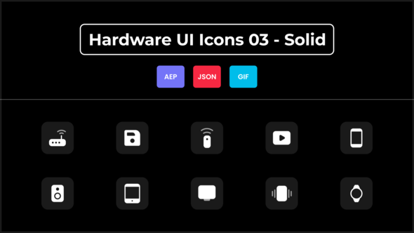 Hardware UI Icons 03 - Solid