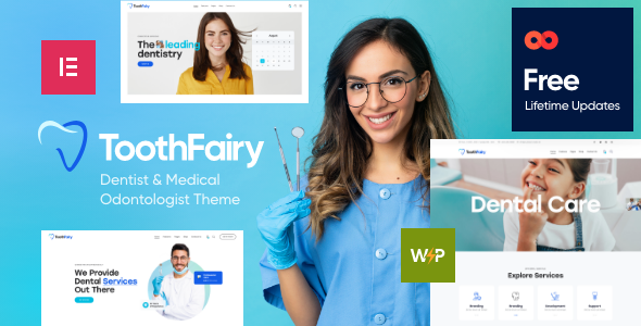 Tooth Fairy – Dentist & Medical Odontologist WordPress Theme