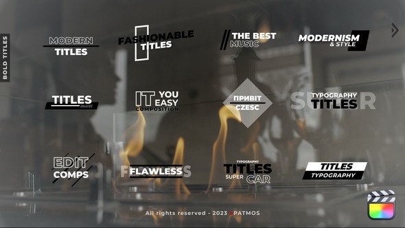 Bold Titles | Final Cut Pro