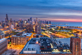 Chicago, Illinois, USA Downtown City Skyline from the South Side - PhotoDune Item for Sale