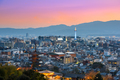 Kyoto, Japan Skyline at Dusk - PhotoDune Item for Sale