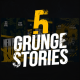 5 Grunge Stories - VideoHive Item for Sale