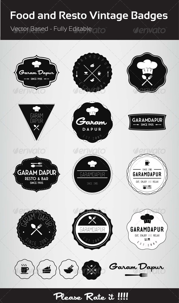 Food Logo Graphics Designs Templates From Graphicriver