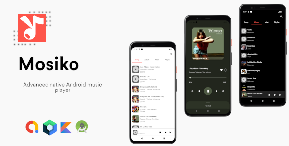 Mosiko - Advanced native Android music player
