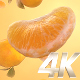 Exploding Orange Fruit with Alph 4K - VideoHive Item for Sale