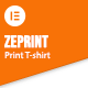 Zeprint - Print T-shirt & Design Elementor Pro Template Kit - ThemeForest Item for Sale