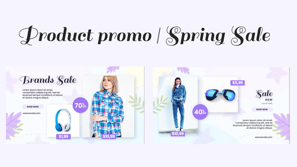Product promo | Spring fashion sale